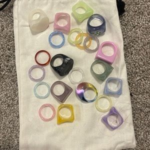 Acrylic ring lot